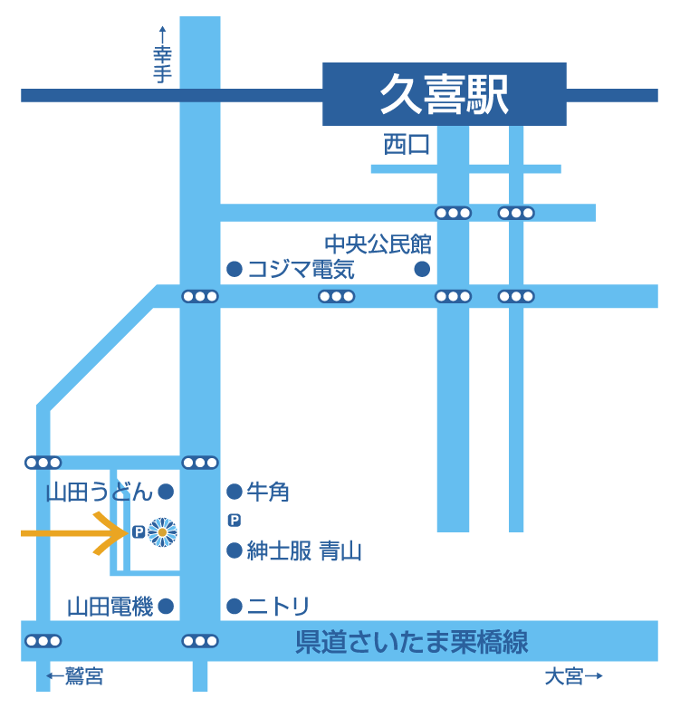 ファミリア　地図